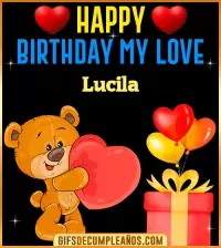 GIF Gif Happy Birthday My Love Lucila